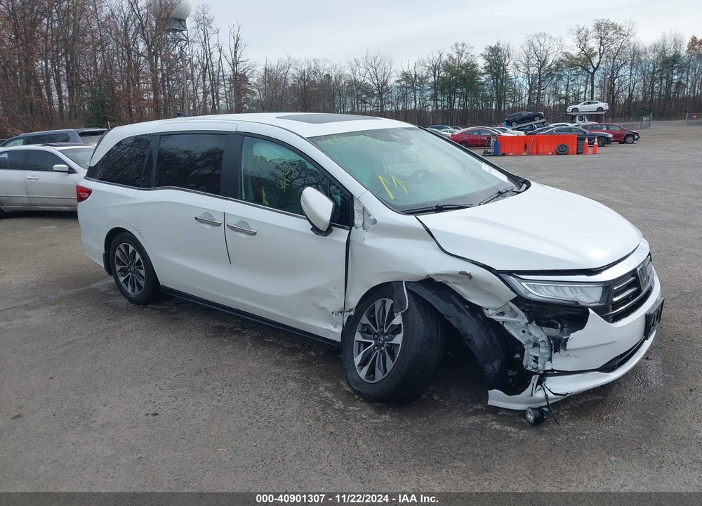 2022 HONDA ODYSSEY EX-L VIN: 5FNRL6H78NB028611