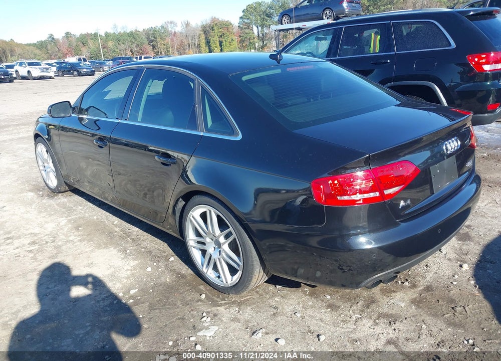 2011 AUDI A4 2.0T PREMIUM VIN: WAUKFAFL3BN048674