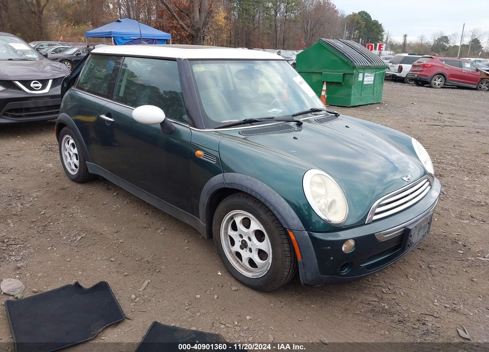 2005 MINI COOPER VIN: WMWRC33435TJ63498