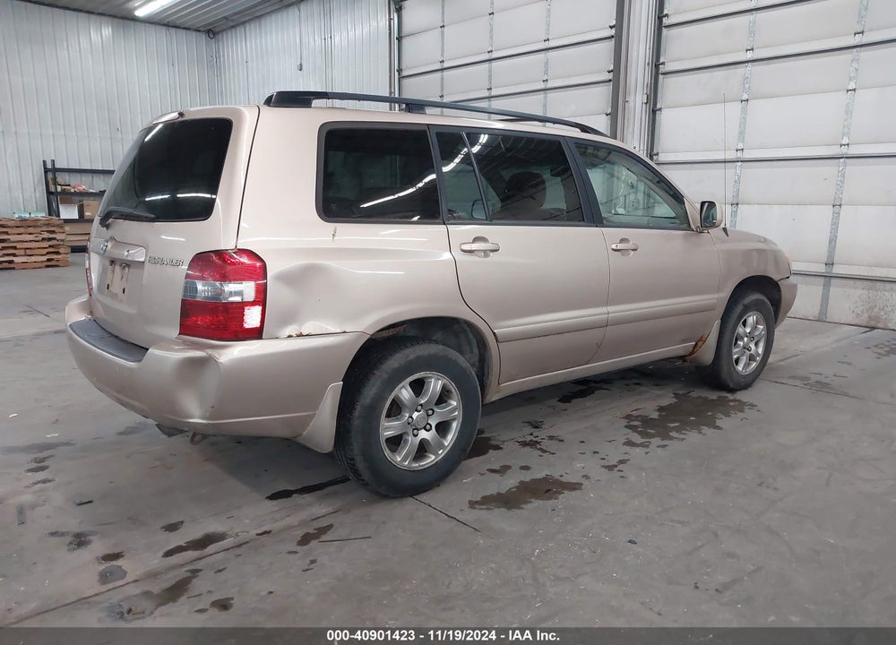 2004 TOYOTA HIGHLANDER V6 VIN: JTEEP21A040039886
