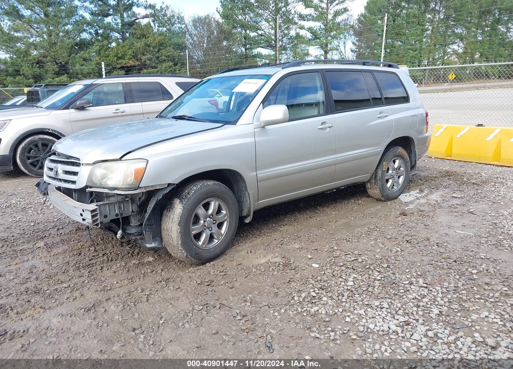 2007 TOYOTA HIGHLANDER V6 VIN: JTEHP21A370188312