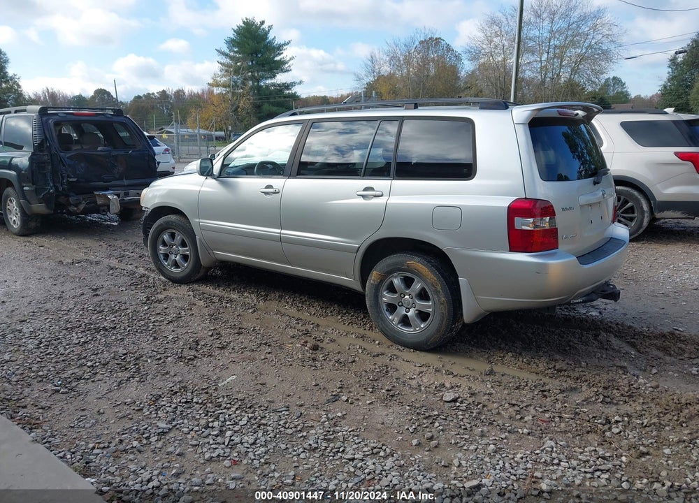 2007 TOYOTA HIGHLANDER V6 VIN: JTEHP21A370188312