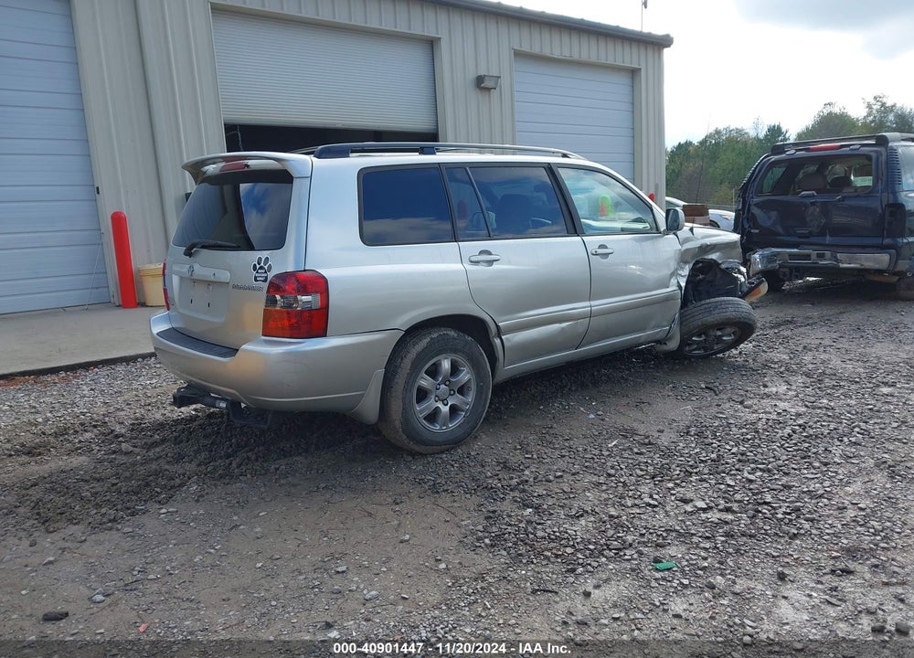 2007 TOYOTA HIGHLANDER V6 VIN: JTEHP21A370188312