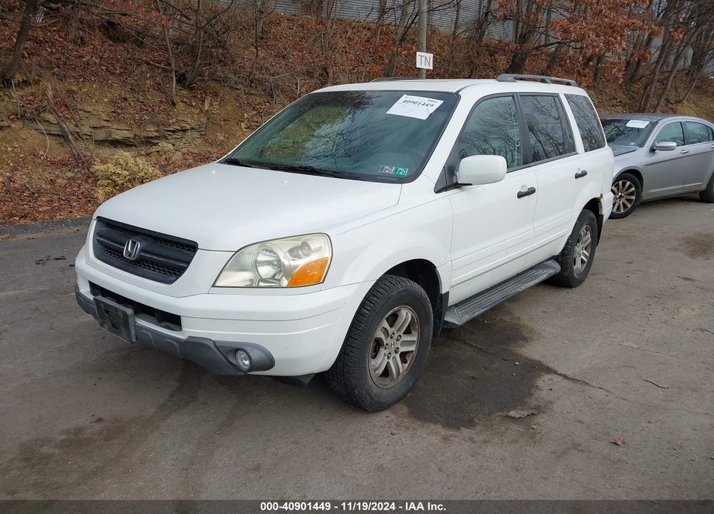 2005 HONDA PILOT EX-L VIN: 2HKYF18705H513395