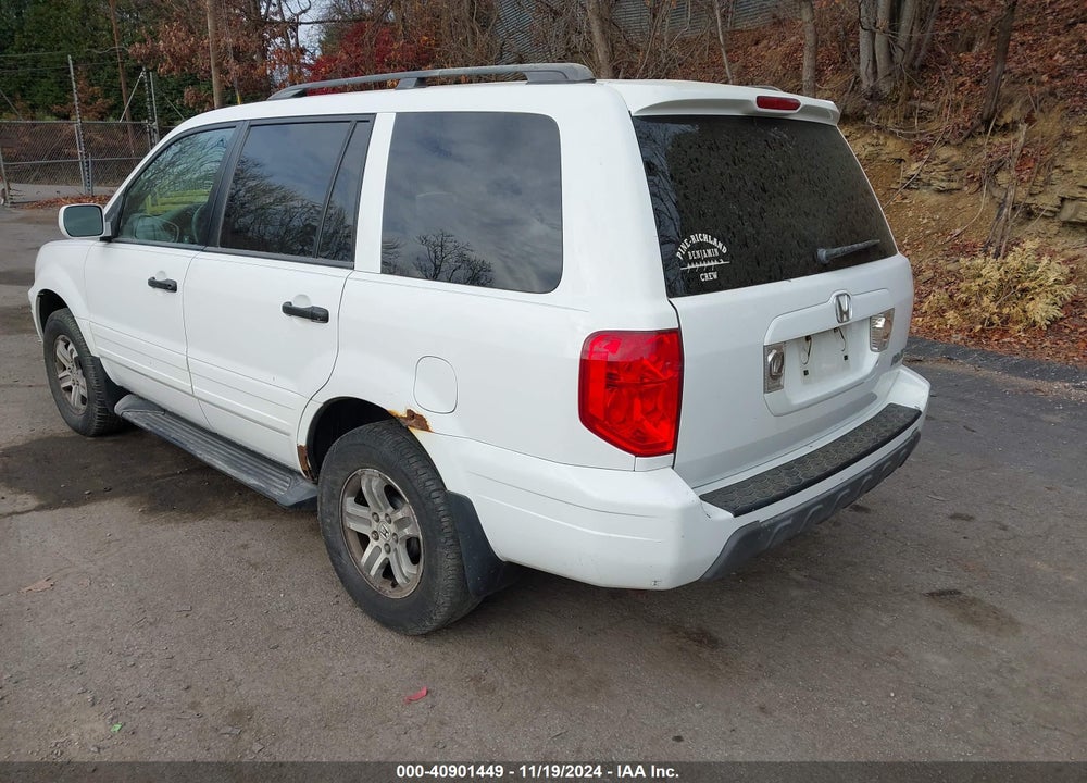 2005 HONDA PILOT EX-L VIN: 2HKYF18705H513395