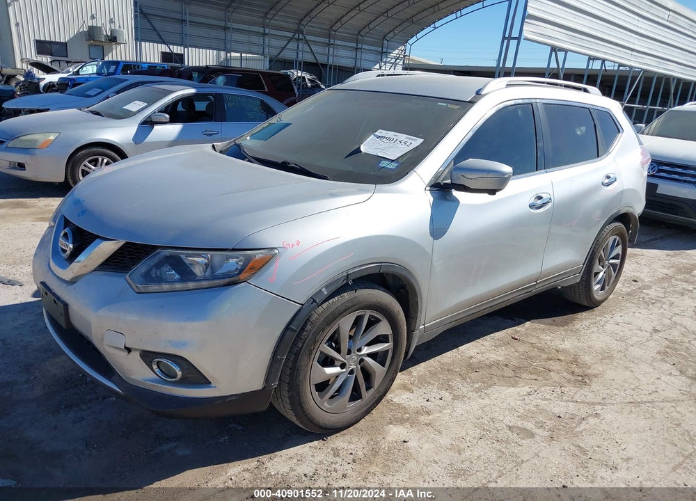2015 NISSAN ROGUE SL VIN: 5N1AT2MT3FC878469
