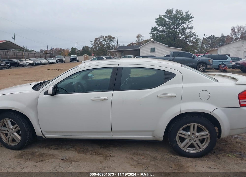 2010 DODGE AVENGER R/T VIN: 1B3CC5FB8AN165634
