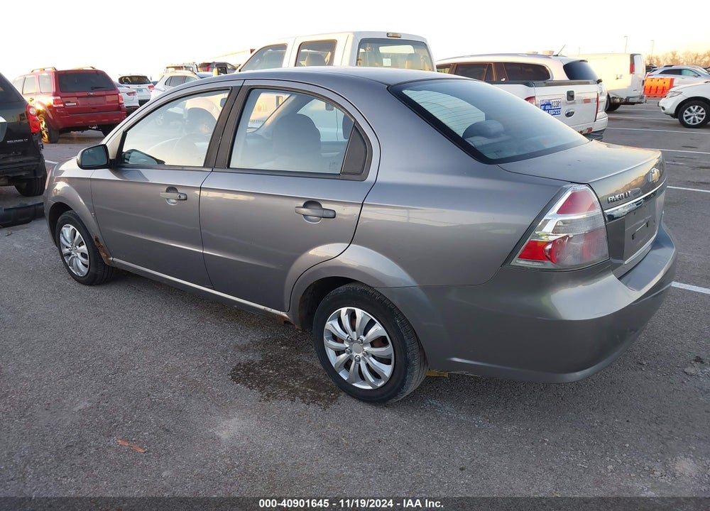 2009 CHEVROLET AVEO LT VIN: KL1TD56E29B354466
