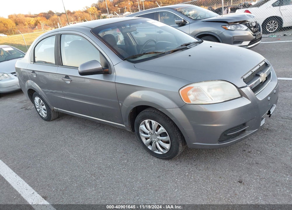 2009 CHEVROLET AVEO LT VIN: KL1TD56E29B354466
