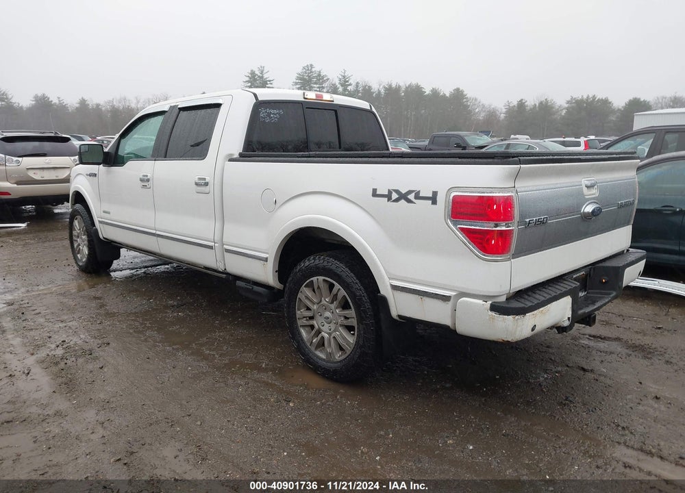 2013 FORD F-150 PLATINUM VIN: 1FTFW1ET6DFB13763