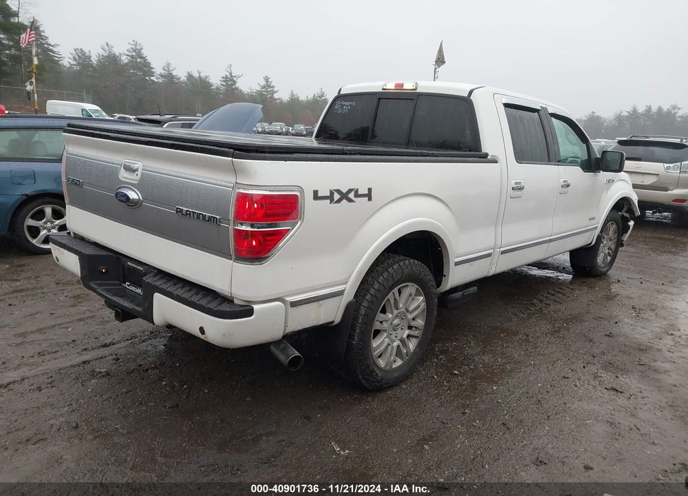 2013 FORD F-150 PLATINUM VIN: 1FTFW1ET6DFB13763