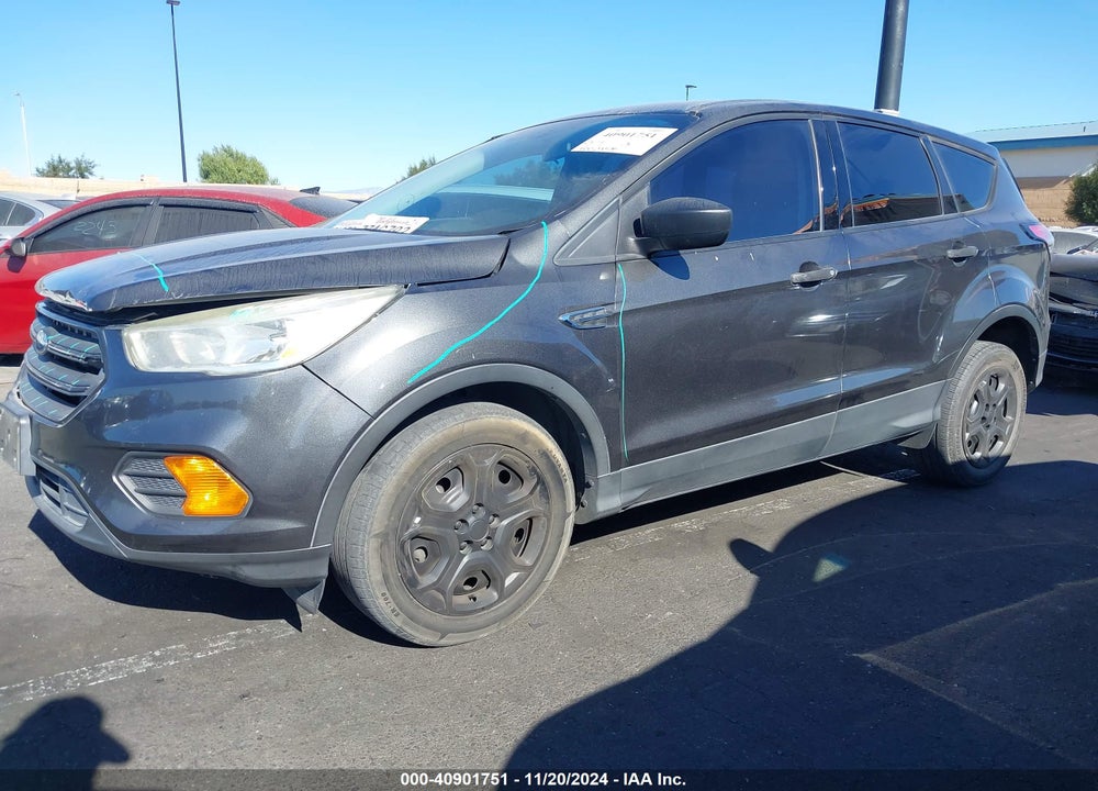2017 FORD ESCAPE S VIN: 1FMCU0F74HUE09477