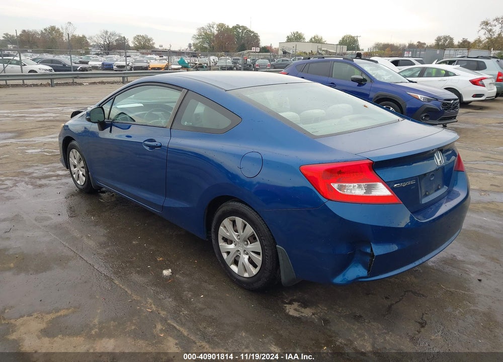 2012 HONDA CIVIC LX VIN: 2HGFG3B53CH501014