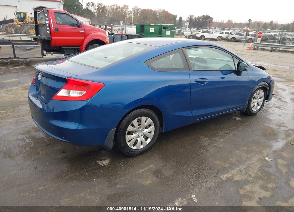 2012 HONDA CIVIC LX VIN: 2HGFG3B53CH501014