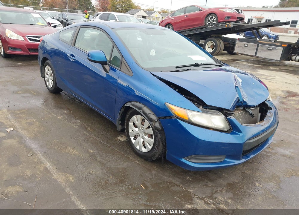 2012 HONDA CIVIC LX VIN: 2HGFG3B53CH501014