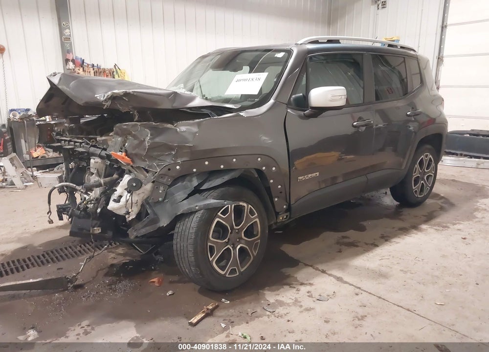 2016 JEEP RENEGADE LIMITED VIN: ZACCJBDT4GPD03958