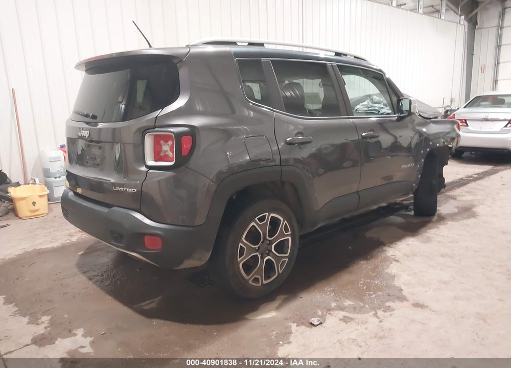 2016 JEEP RENEGADE LIMITED VIN: ZACCJBDT4GPD03958