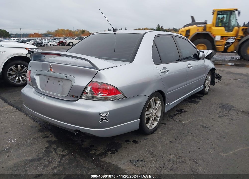 2004 MITSUBISHI LANCER RALLIART VIN: JA3AJ66FX4U035819