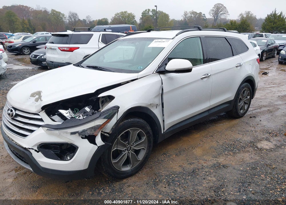 2014 HYUNDAI SANTA FE GLS VIN: KM8SN4HF2EU055913