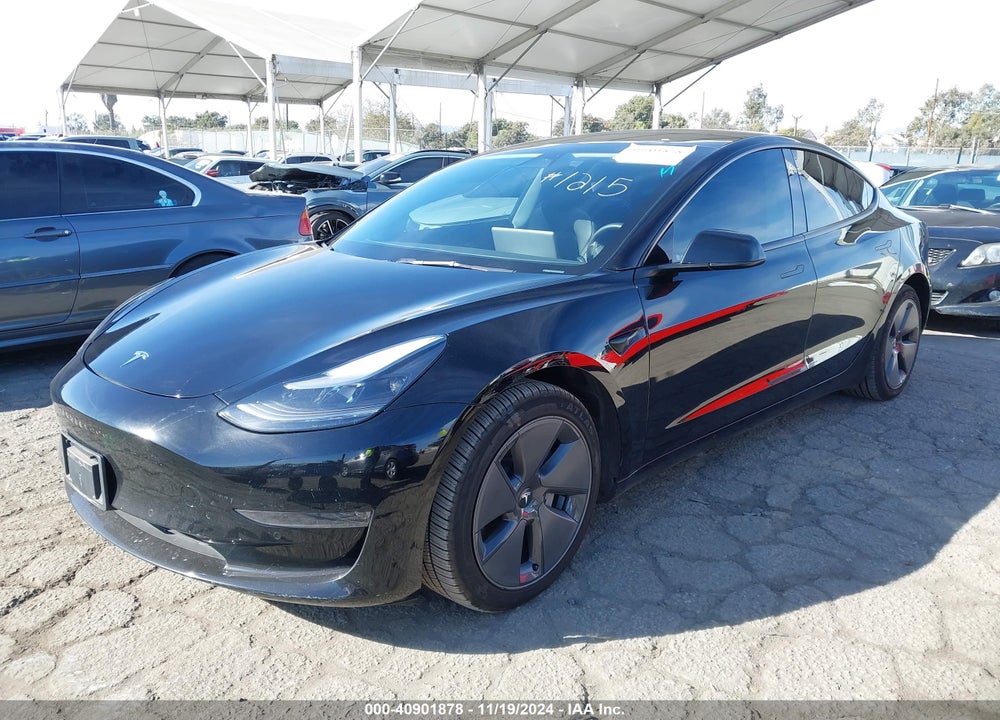2022 TESLA MODEL 3 REAR-WHEEL DRIVE VIN: 5YJ3E1EA2NF376097