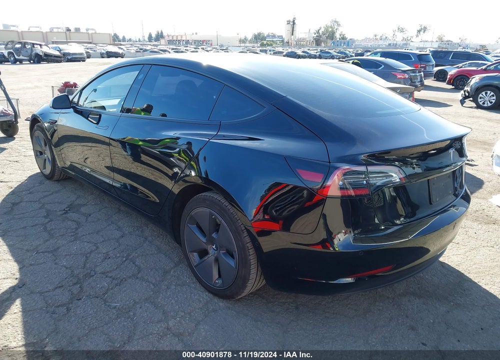 2022 TESLA MODEL 3 REAR-WHEEL DRIVE VIN: 5YJ3E1EA2NF376097