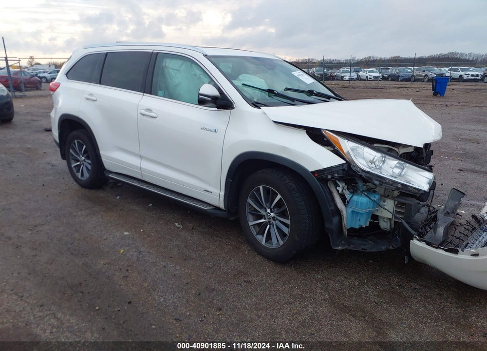 2017 TOYOTA HIGHLANDER HYBRID XLE VIN: 5TDJGRFH5HS028726