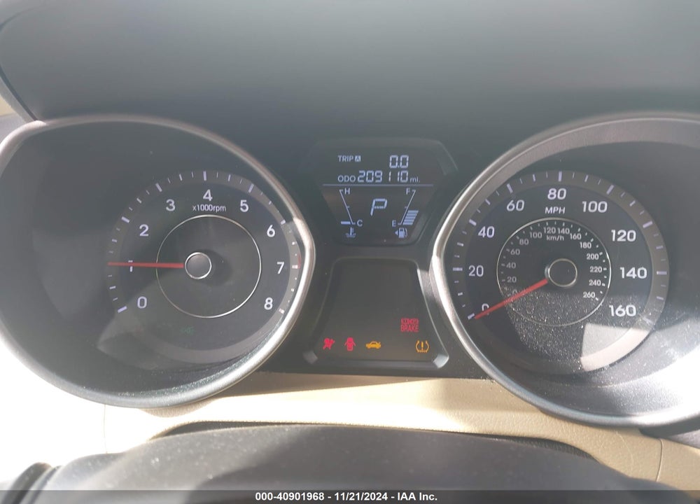 2013 HYUNDAI ELANTRA GLS VIN: 5NPDH4AE8DH349475