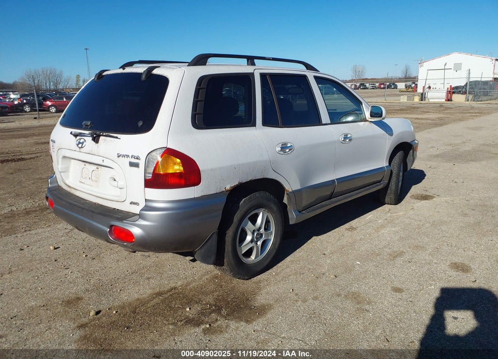 2004 HYUNDAI SANTA FE GLS/LX VIN: KM8SC73EX4U607517