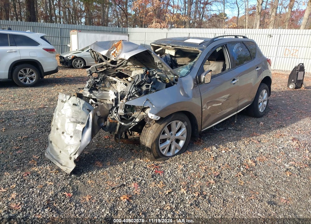 2011 NISSAN MURANO SL VIN: JN8AZ1MWXBW167579
