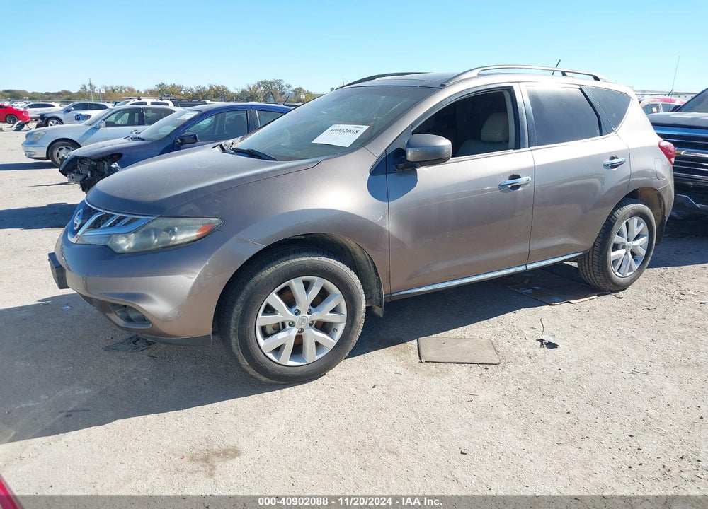 2011 NISSAN MURANO SL VIN: JN8AZ1MU5BW067954
