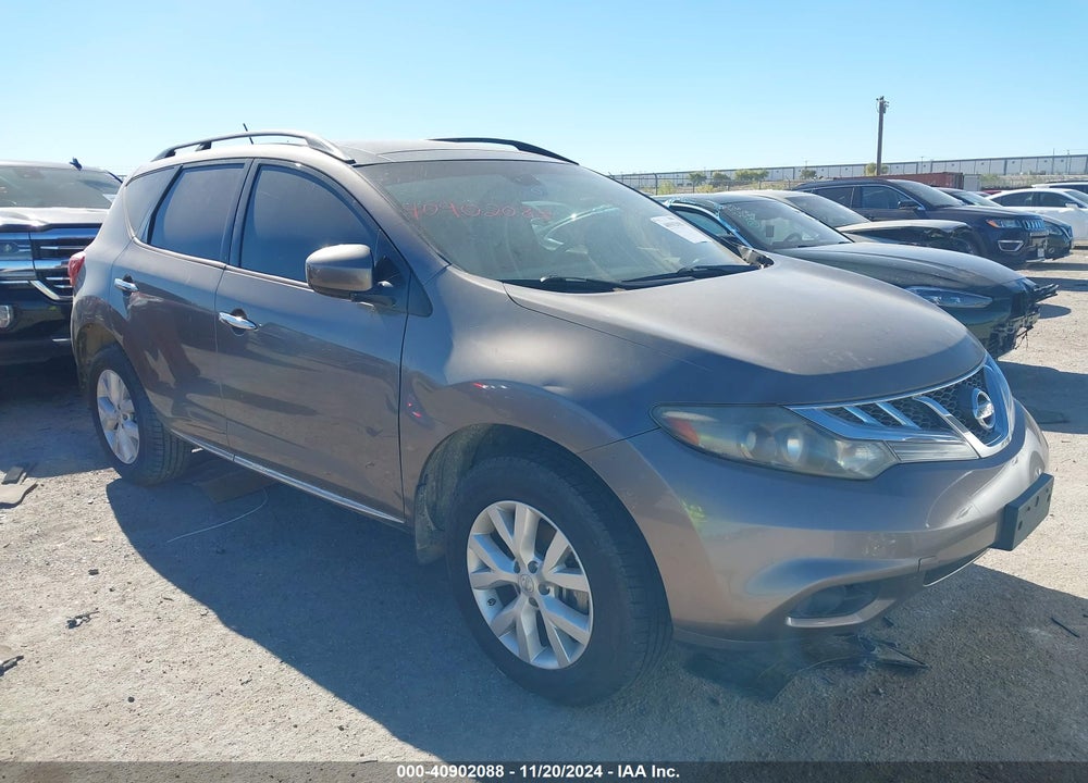 2011 NISSAN MURANO SL VIN: JN8AZ1MU5BW067954