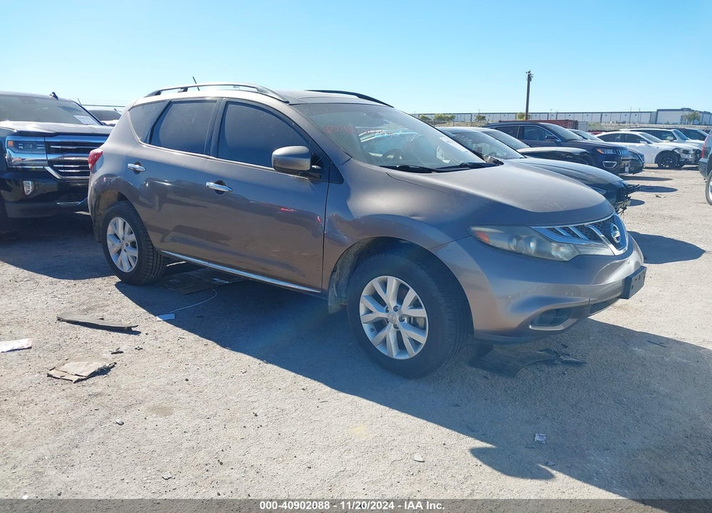 2011 NISSAN MURANO SL VIN: JN8AZ1MU5BW067954