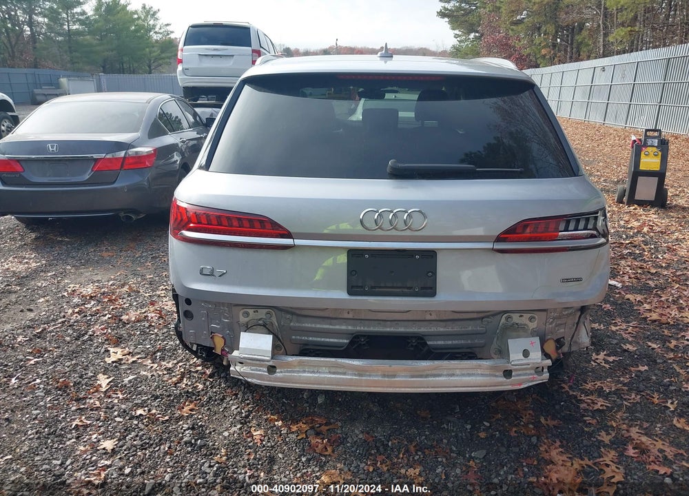 2022 AUDI Q7 PREMIUM 45 TFSI QUATTRO TIPTRONIC VIN: WA1AJBF76ND002119