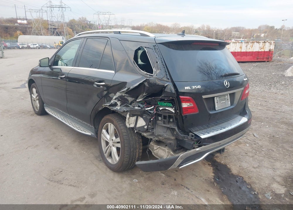 2014 MERCEDES-BENZ ML 350 4MATIC VIN: 4JGDA5HBXEA417351