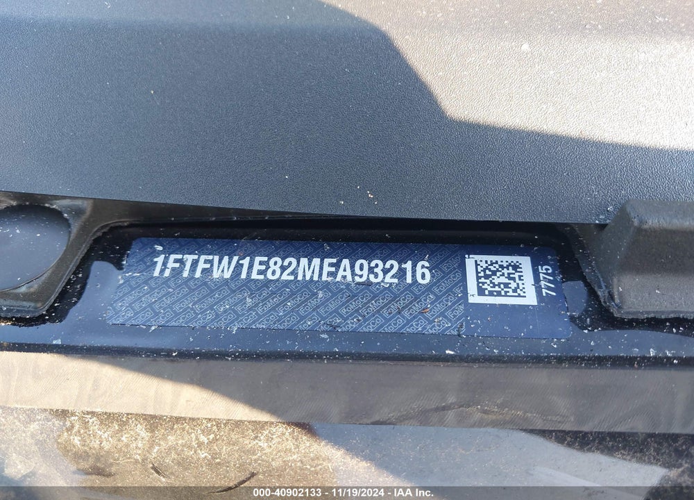2021 FORD F-150 XLT VIN: 1FTFW1E82MFA93216
