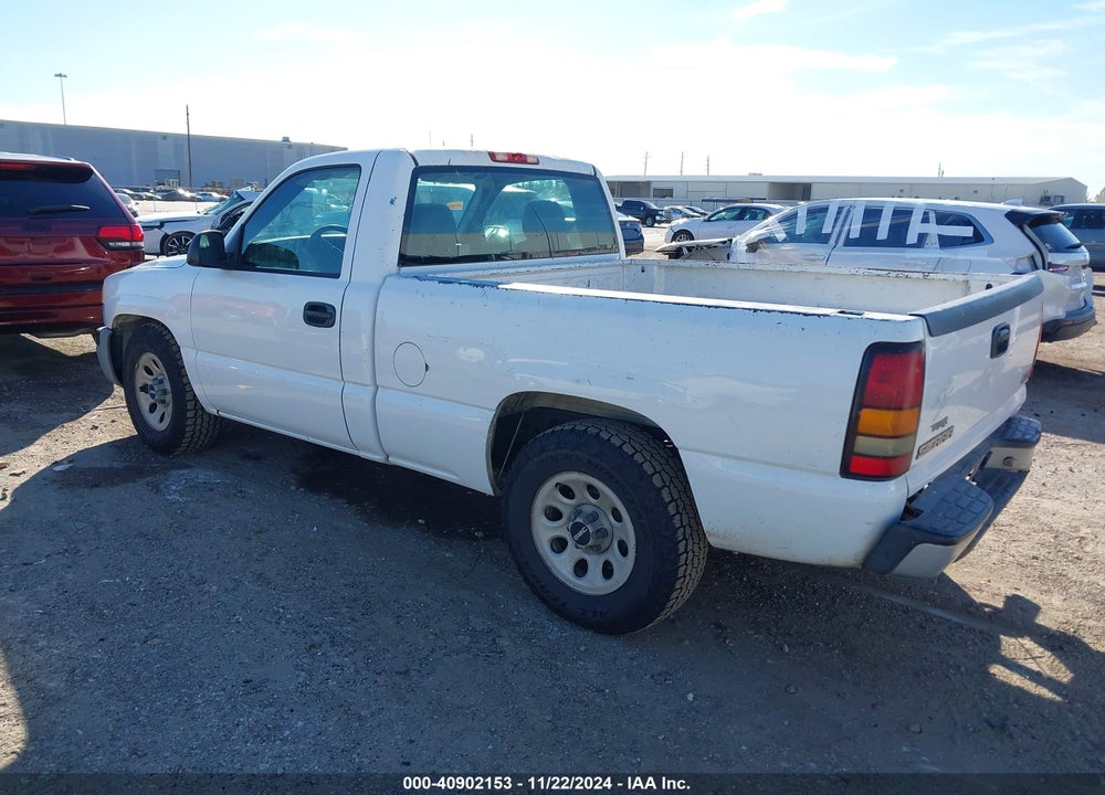 2006 GMC SIERRA 1500 WORK TRUCK VIN: 3GTEC14Z96G203274