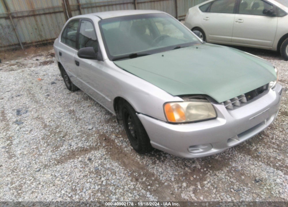 2001 HYUNDAI ACCENT GL VIN: KMHCG45CX1U236213