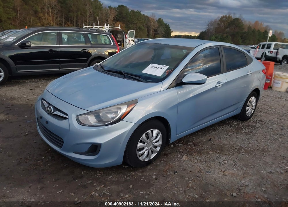 2013 HYUNDAI ACCENT GLS VIN: KMHCT4AE8DU438491