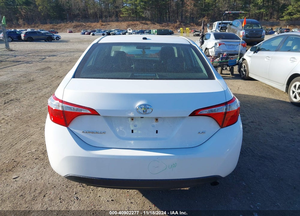 2016 TOYOTA COROLLA LE PREMIUM VIN: 2T1BURHE8GC678173