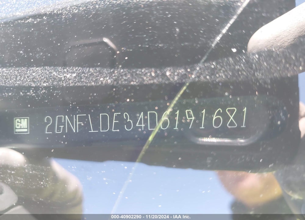 2013 CHEVROLET EQUINOX 1LT VIN: 2GNFLDE34D6191681