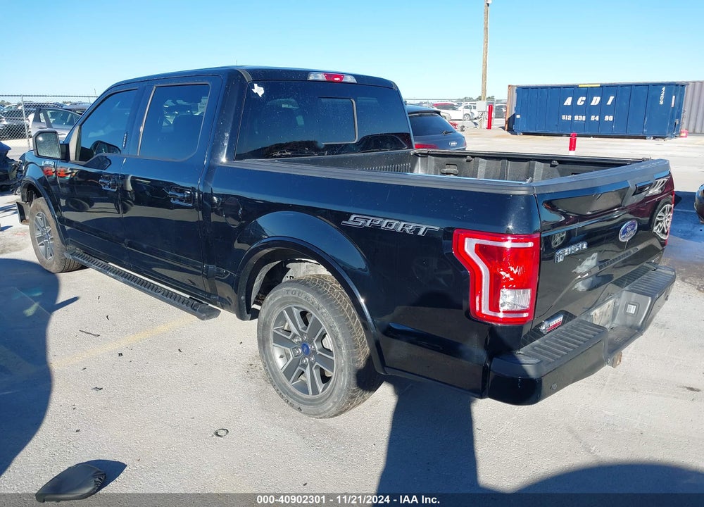 2016 FORD F-150 XLT VIN: 1FTEW1CF4GKF02857