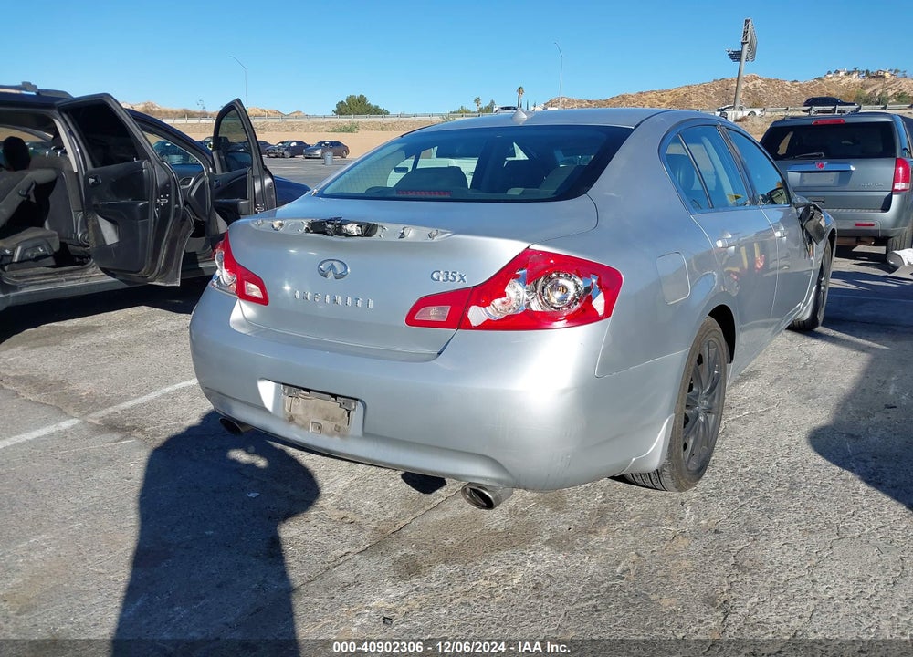 2008 INFINITI G35X VIN: JNKBV61FX8M250705