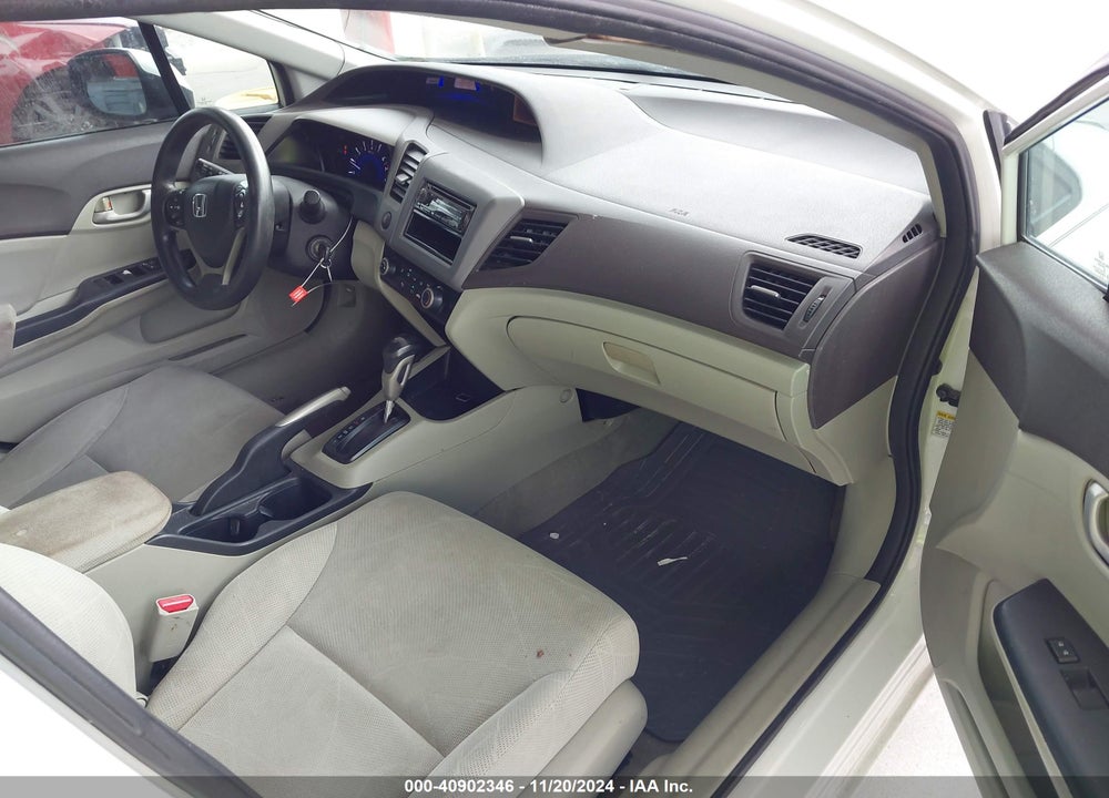 2012 HONDA CIVIC LX VIN: 19XFB2F5XCE008783
