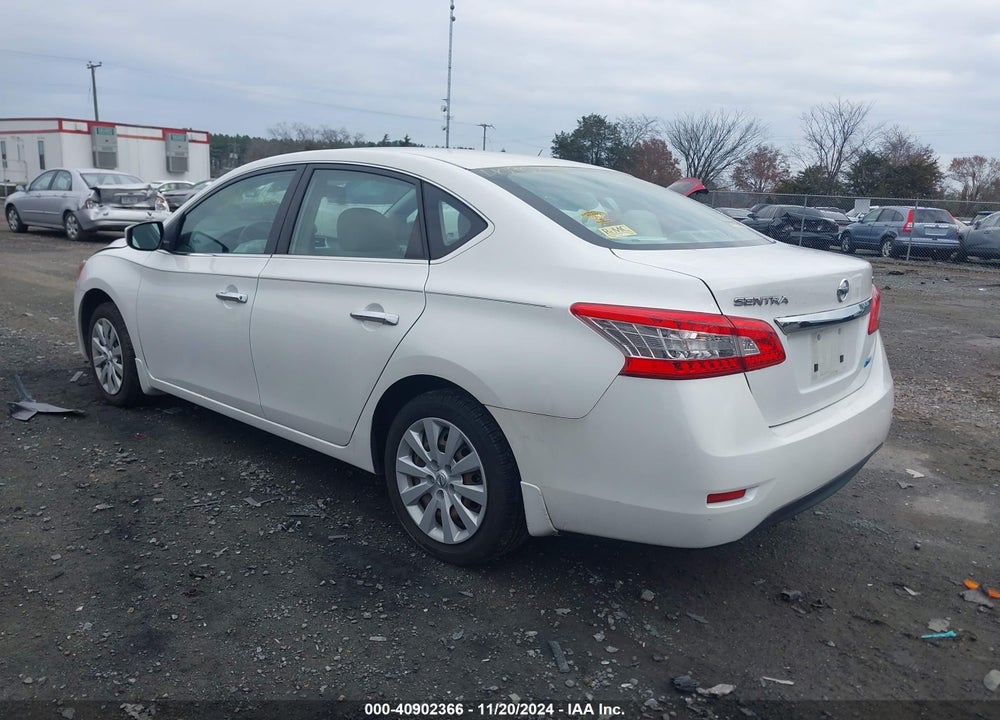 2013 NISSAN SENTRA SV VIN: 3N1AB7AP9DL769143