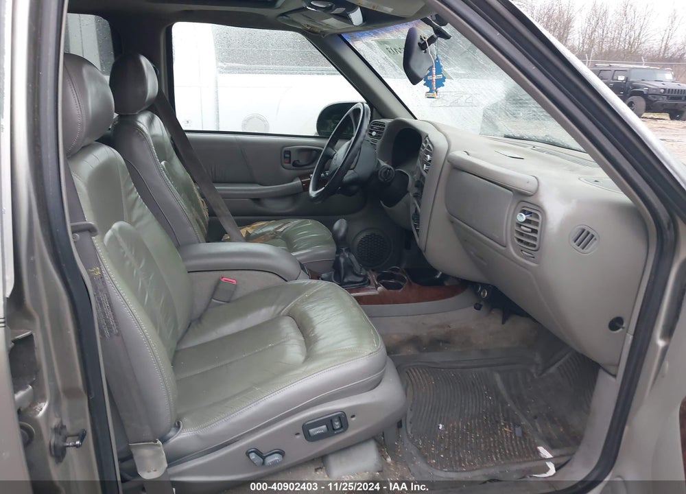 2001 OLDSMOBILE BRAVADA VIN: 1GHDT13W612160186