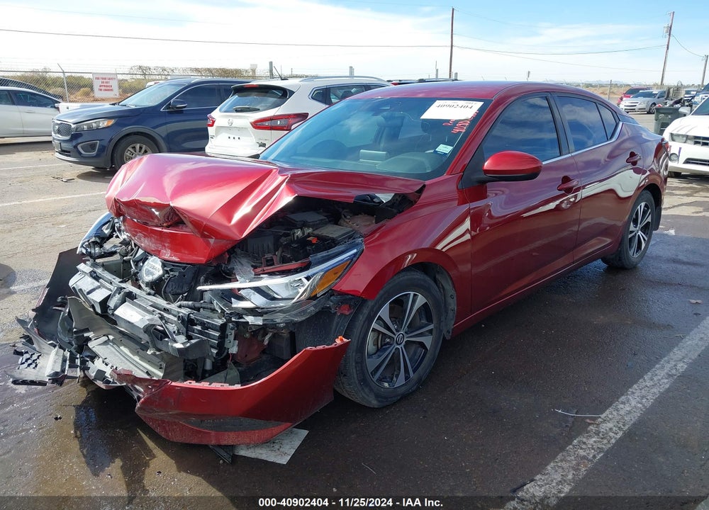 2021 NISSAN SENTRA SV XTRONIC CVT VIN: 3N1AB8CV8MY213734