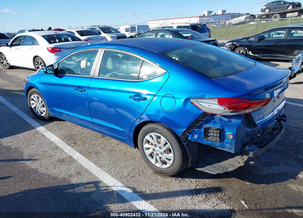 2018 HYUNDAI ELANTRA SE VIN: KMHD74LF9JU453284