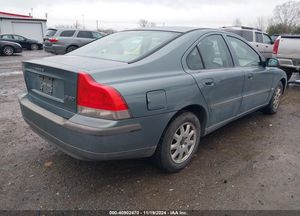 2001 VOLVO S60 2.4 VIN: YV1RS61R512050376