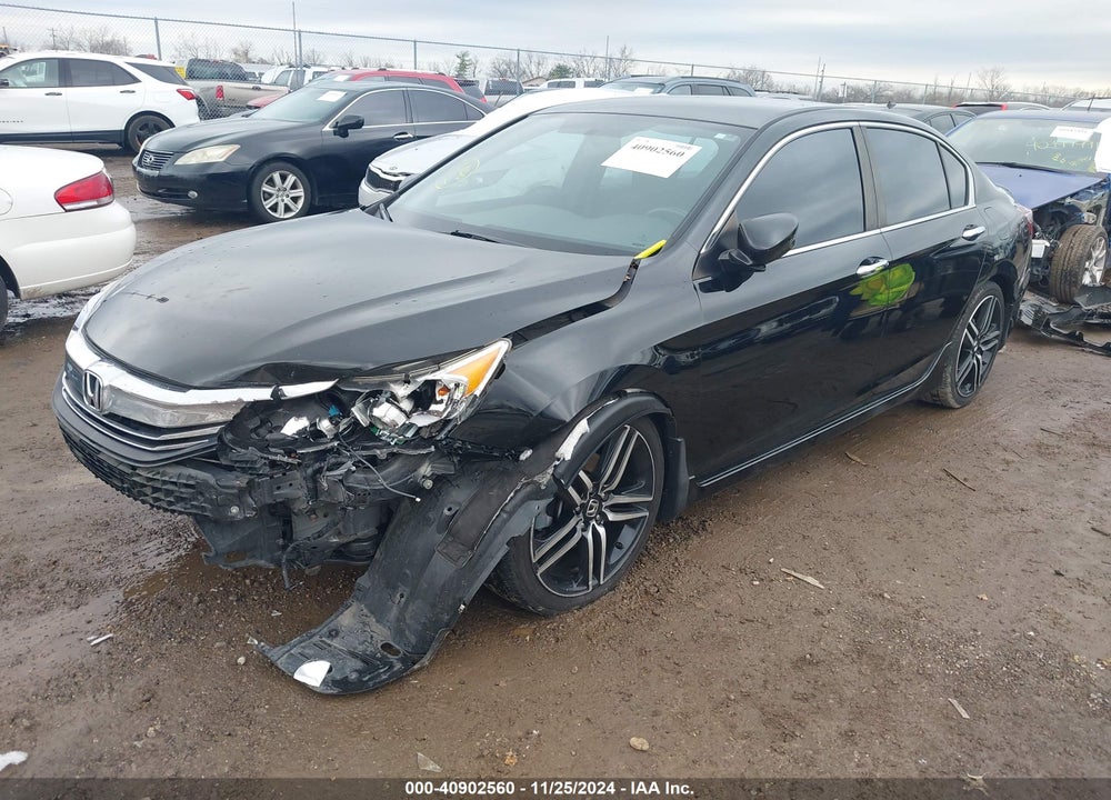 2017 HONDA ACCORD SPORT VIN: 1HGCR2F57HA273851