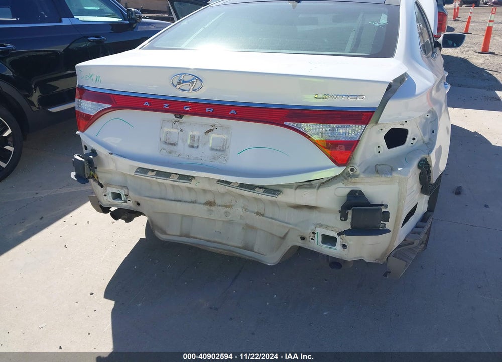 2016 HYUNDAI AZERA LIMITED VIN: KMHFH4JGXGA507798